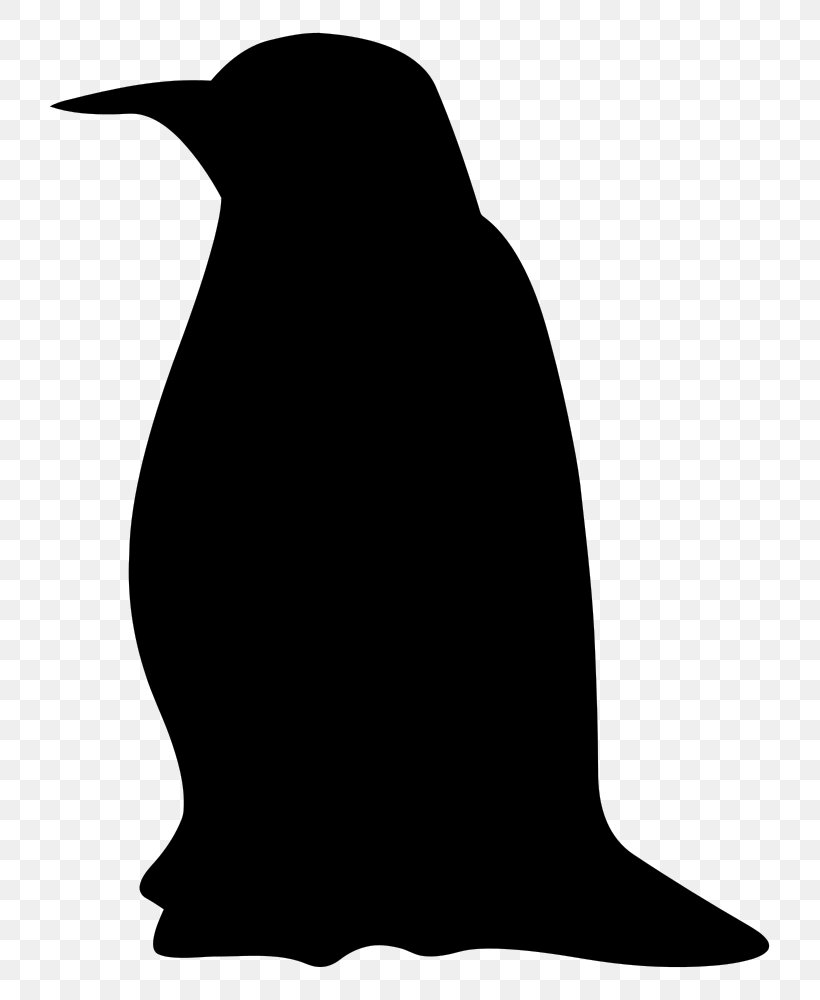Emperor Penguin Silhouette Clip Art, PNG, 785x1000px, Penguin, Beak, Bird, Black And White, Drawing Download Free
