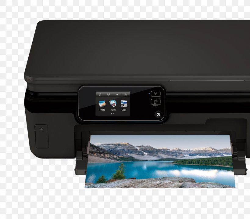 Hewlett-Packard Multi-function Printer HP Photosmart 5520, PNG, 1028x900px, Hewlettpackard, Canon, Electronic Device, Electronics, Hp Deskjet Download Free