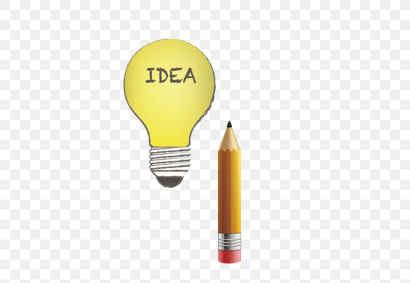 Incandescent Light Bulb Euclidean Vector Pencil, PNG, 567x567px, Light, Brand, Designer, Drawing, Incandescent Light Bulb Download Free