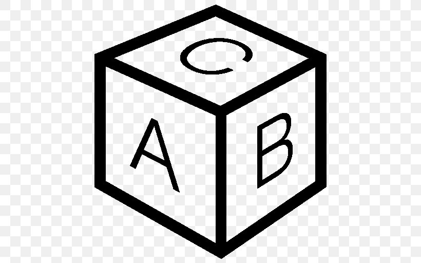 Icon Design Cube Symbol, PNG, 512x512px, Icon Design, Area, Black And White, Brand, Cube Download Free