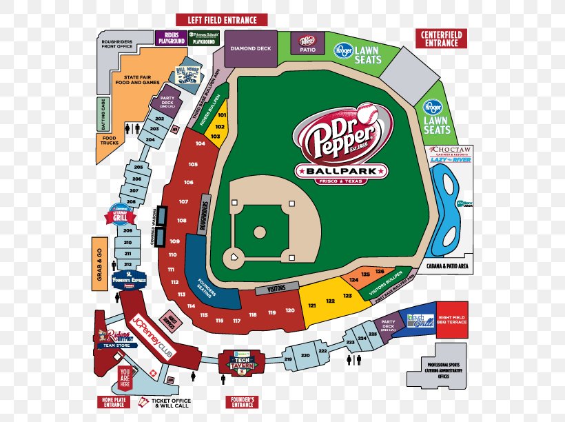 Dr Pepper Ballpark Frisco RoughRiders Texas Rangers Globe Life Park In Arlington Angel Stadium, PNG, 640x612px, Dr Pepper Ballpark, Angel Stadium, Area, Baseball Park, Brand Download Free