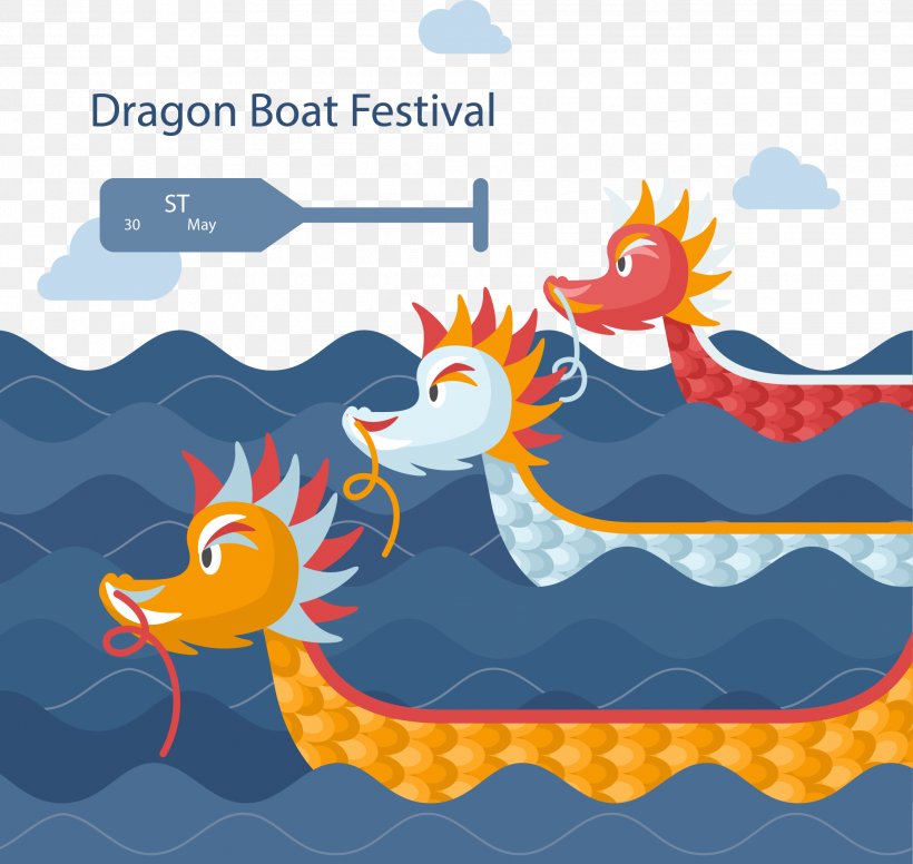 Dragon Boat Festival Rowing Bateau-dragon, PNG, 2116x2003px, Dragon Boat, Art, Bateaudragon, Boat, Cartoon Download Free