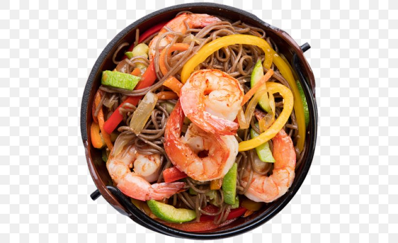 Lo Mein Chinese Noodles Chow Mein Sushi Pizza, PNG, 500x500px, Lo Mein, Animal Source Foods, Asian Food, Chinese Food, Chinese Noodles Download Free
