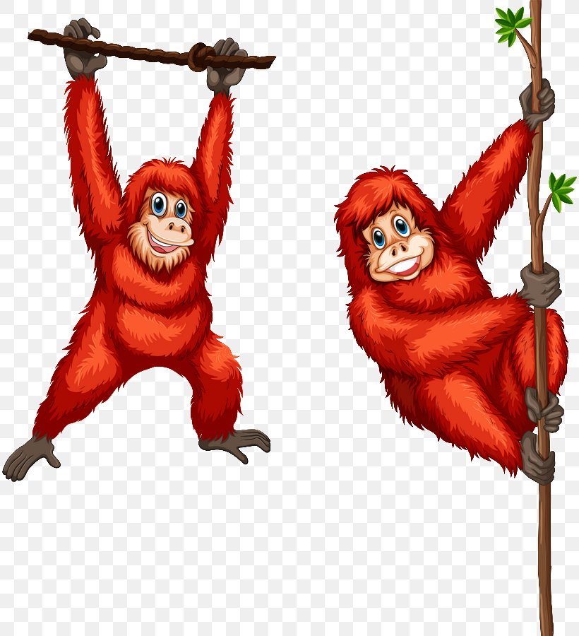 Orangutan Ape Clip Art, PNG, 814x900px, Orangutan, Animal Figure, Ape, Cartoon, Christmas Download Free