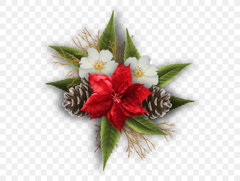 Christmas Decoration Christmas Tree Winter, PNG, 600x619px, Christmas, Artificial Flower, Candle, Christmas Card, Christmas Decoration Download Free