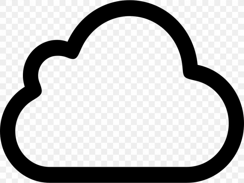 Cloud Computing Cloud Storage Clip Art, PNG, 980x736px, Cloud Computing, Area, Artwork, Black And White, Body Jewelry Download Free