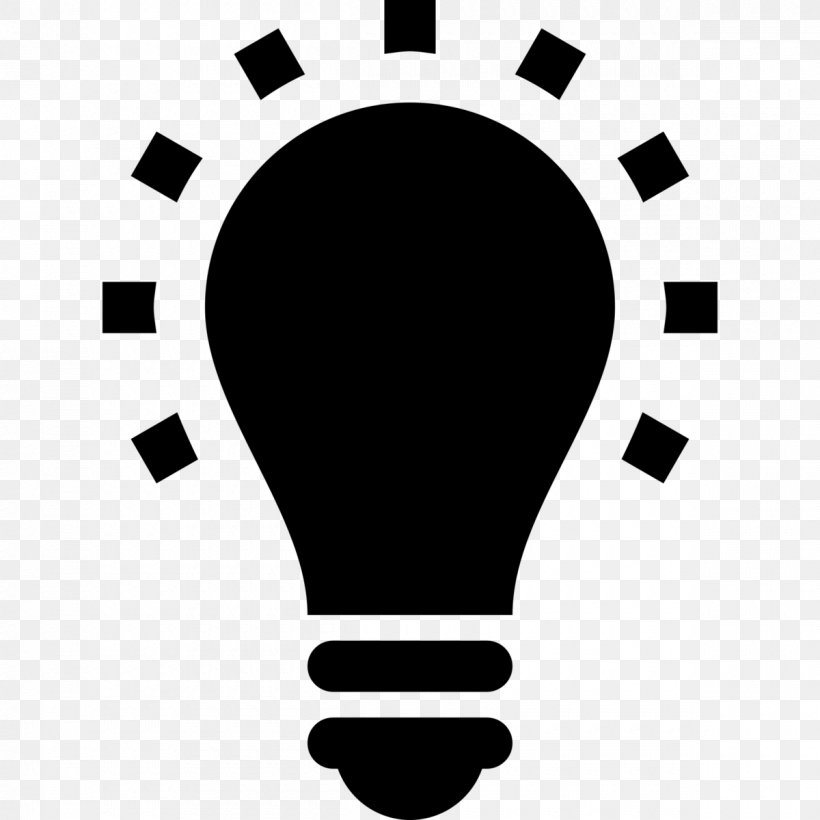Incandescent Light Bulb Clip Art, PNG, 1200x1200px, Light, Black, Black And White, Brand, Incandescent Light Bulb Download Free
