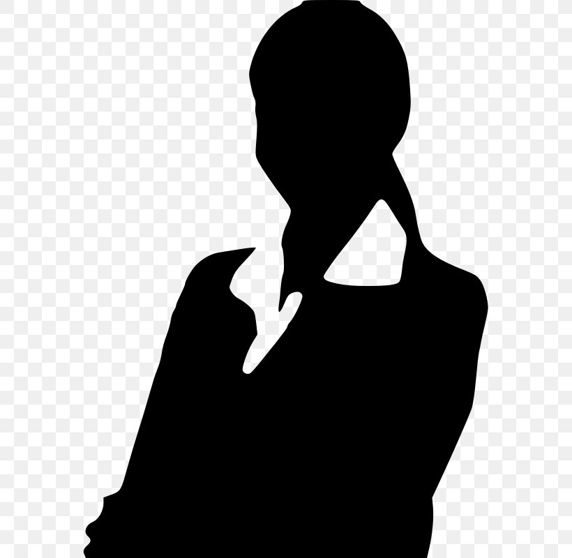 Silhouette Woman Clip Art, PNG, 581x800px, Silhouette, Black, Black And White, Cartoon, Drawing Download Free