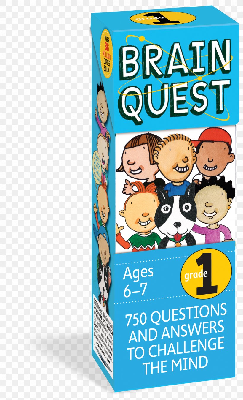 Brain Quest Grade 1, Revised 4th Edition: 750 Questions And Answers To Challenge The Mind Brain Quest: Kindergarten First Grade Brain Quest Grade 1 Workbook, PNG, 1825x3000px, Brain Quest, Book, Brain Quest Grade 1 Workbook, Education, First Grade Download Free