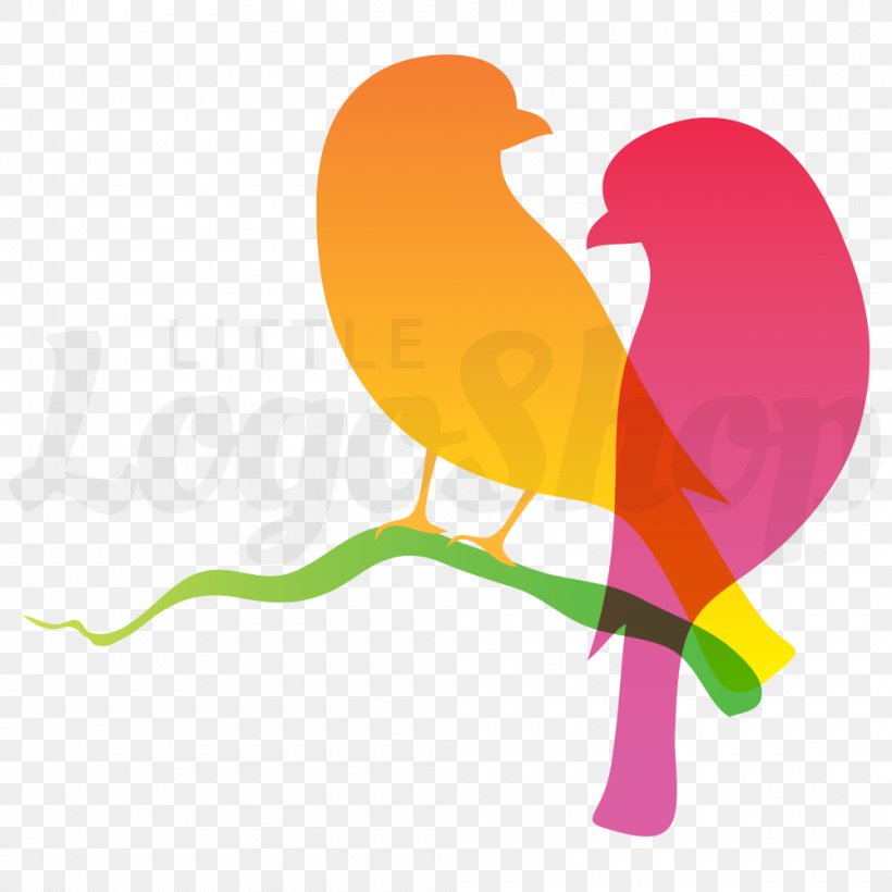 Lovebird Logo Parrot, PNG, 1000x1000px, Bird, Beak, Chicken, Galliformes, Heart Download Free