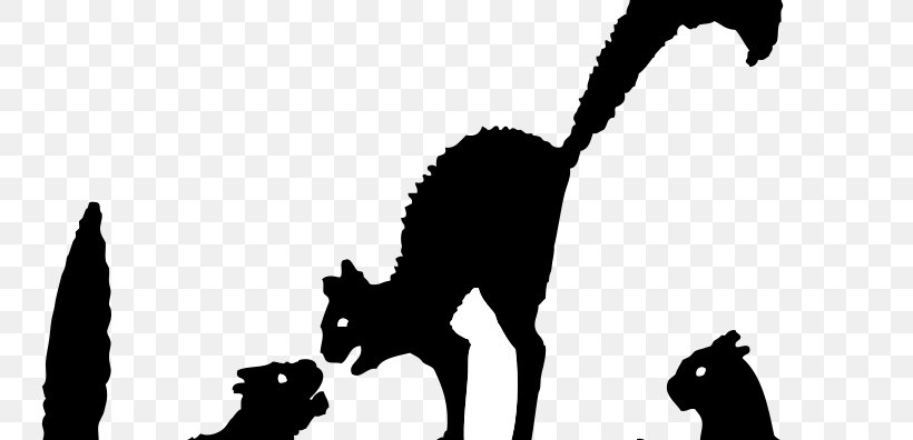 Sphynx Cat Black Cat Abyssinian Silhouette Clip Art, PNG, 754x396px, Sphynx Cat, Abyssinian, Black And White, Black Cat, Carnivoran Download Free