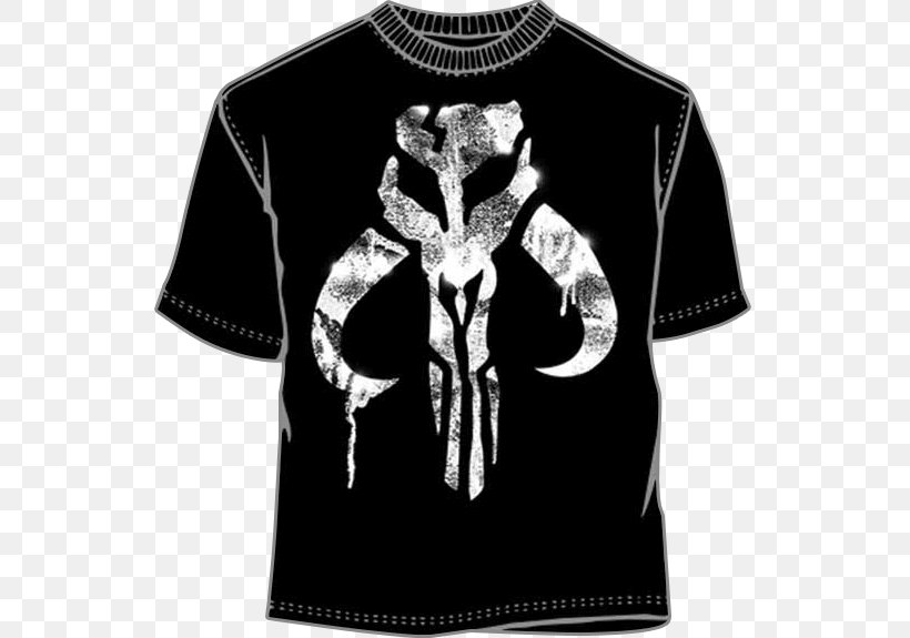 Boba Fett T-shirt Clothing Mandalorian, PNG, 575x575px, Boba Fett, Black, Brand, Clothing, Clothing Accessories Download Free