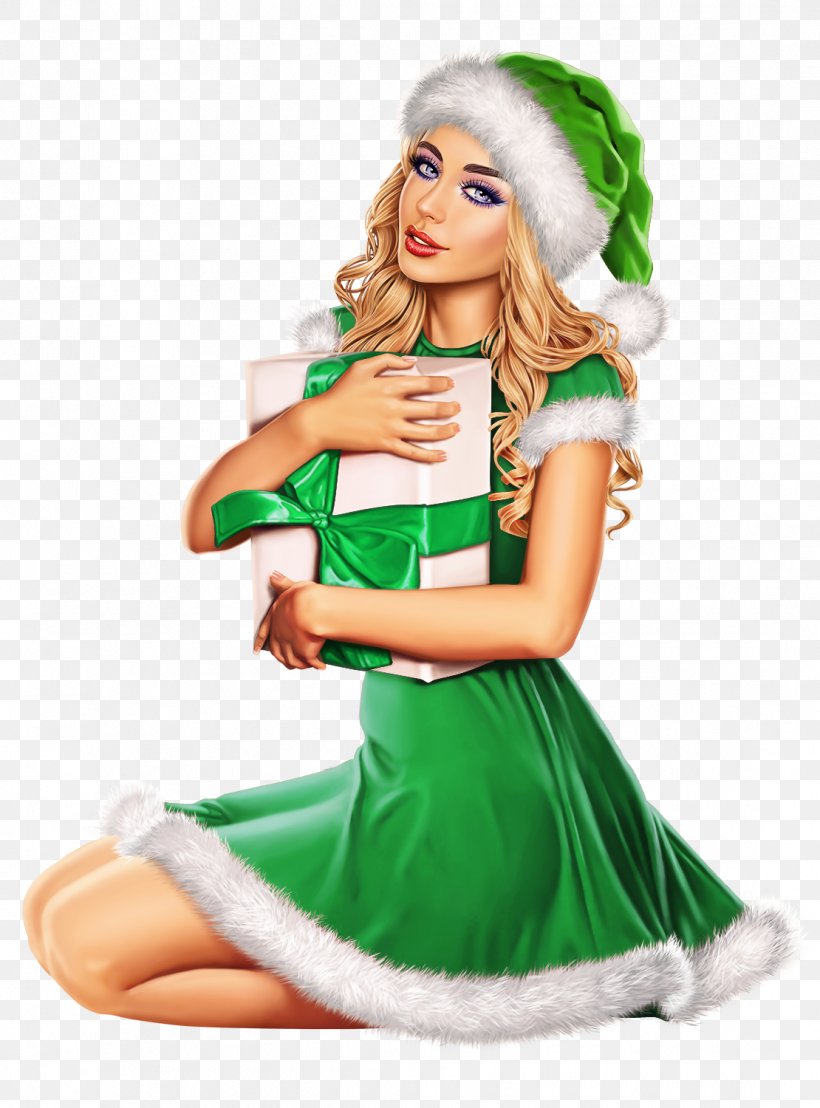 Christmas Girl, PNG, 1110x1500px, 3d Computer Graphics, Drawing, Blond, Christmas Day, Costume Download Free