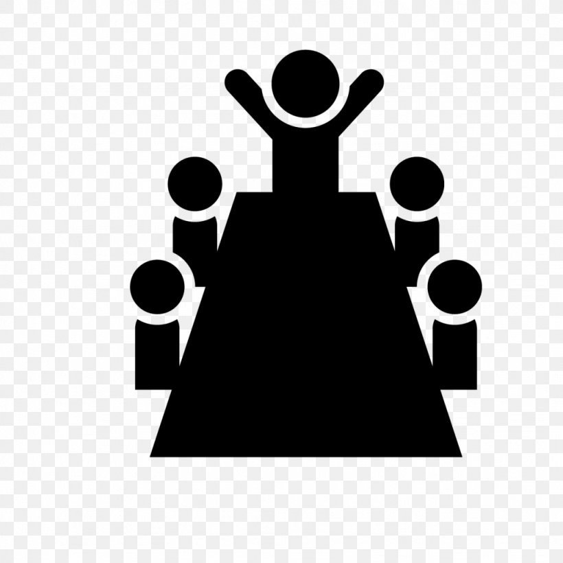 Meeting Team Coworking Silhouette Logo, PNG, 1024x1024px, Meeting, Academic Conference, Black, Black And White, Brand Download Free