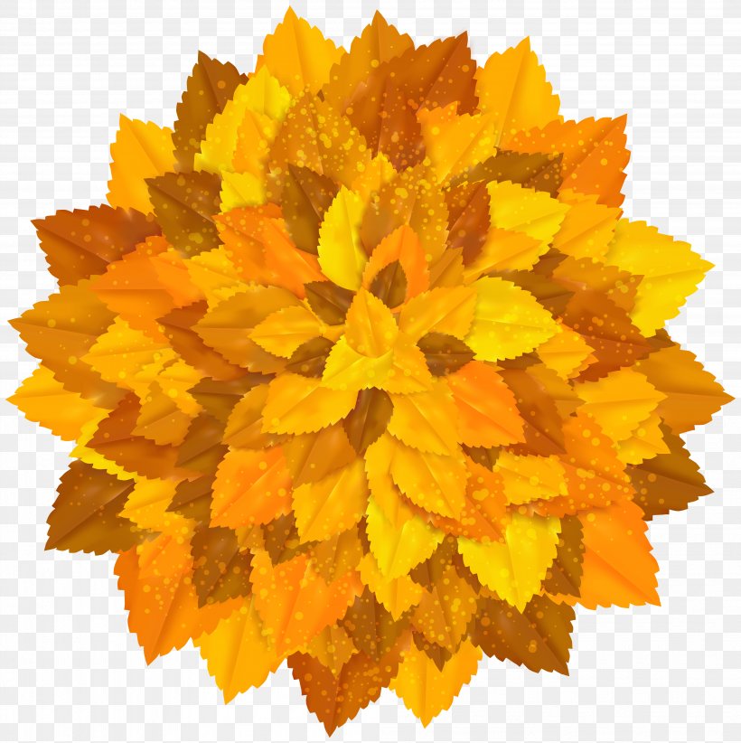 Round Decoration With Autumn Leaves Clipart Image, PNG, 3990x4000px, Autumn, Autumn Leaf Color, Compact Disc, Flower, Google Images Download Free