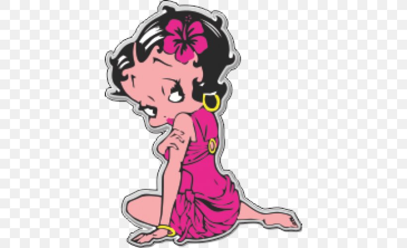 Betty Boop Decal Iron-on Sticker, PNG, 500x500px, Watercolor, Cartoon, Flower, Frame, Heart Download Free