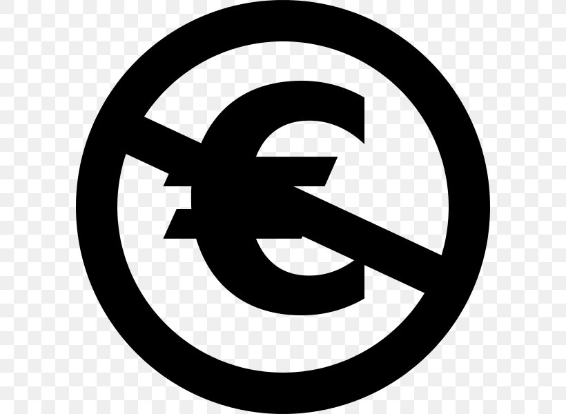 Creative Commons License Euro Sign Creative Commons Attribution, PNG, 600x600px, Creative Commons, Area, Black And White, Brand, Creative Commons Attribution Download Free