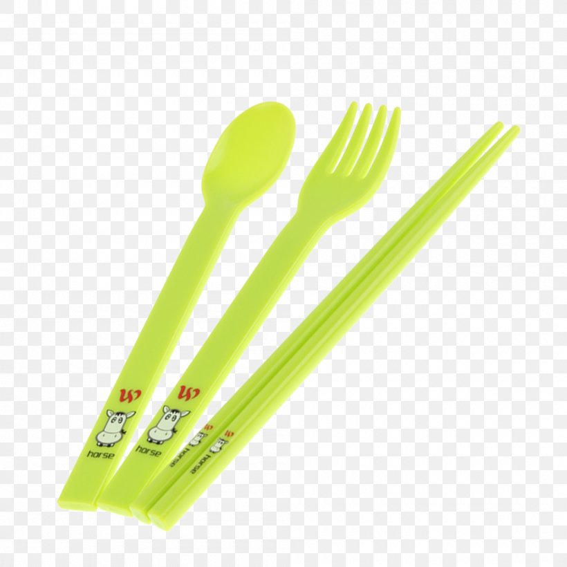 Fork Spoon Plastic Chopsticks, PNG, 1000x1000px, Fork, Chopsticks, Cutlery, Green, Kitchen Utensil Download Free