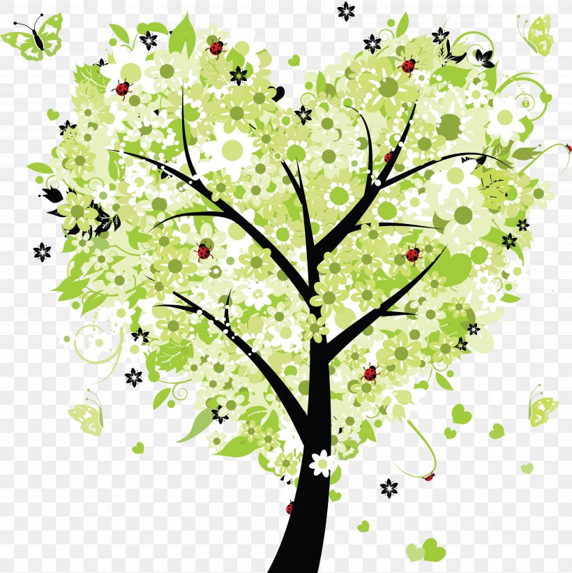 GIF Clip Art Vector Graphics Tree Image, PNG, 6892x6904px, Tree, Art, Blossom, Branch, Cherry Blossom Download Free