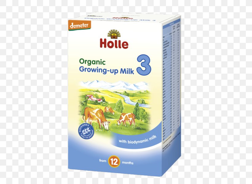 Milk Holle Organic Food Baby Food Porridge, PNG, 600x600px, Milk, Baby Food, Baby Formula, Dairy Products, Food Download Free