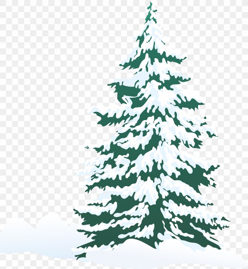 Pine Tree Snow Clip Art, PNG, 3333x3617px, Pine, Branch