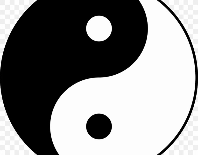 Yin And Yang Clip Art, PNG, 960x750px, Yin And Yang, Black, Black And White, Brand, Line Art Download Free