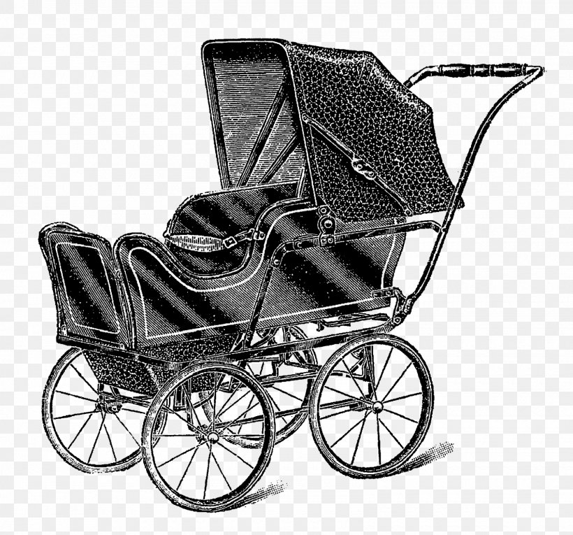 Baby Transport Carriage Vintage Clip Art, PNG, 1600x1494px, Baby Transport, Antique, Baby Carriage, Black And White, Carriage Download Free