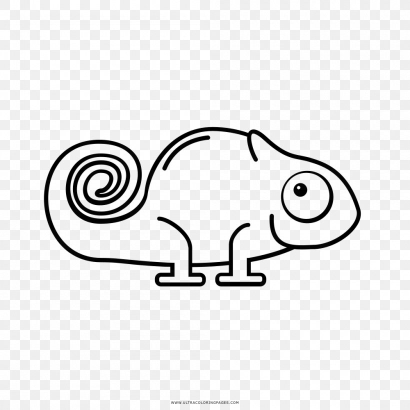 Chameleons Espio The Chameleon Drawing Coloring Book Black And White, PNG, 1000x1000px, Watercolor, Cartoon, Flower, Frame, Heart Download Free