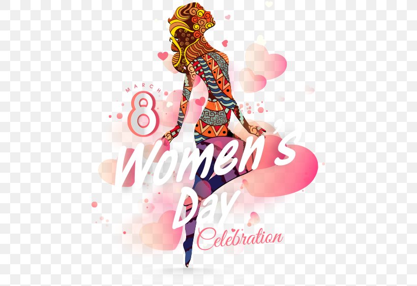 International Womens Day Poster March 8 Woman, PNG, 459x563px, International Womens Day, Art, Fashion Illustration, March 8, Pink Download Free