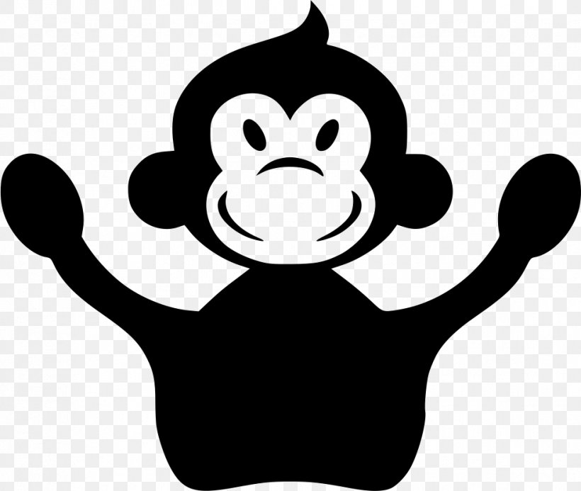 Monkery Icon, PNG, 981x830px, Computer Software, Adobe Xd, Black, Black And White, Fictional Character Download Free