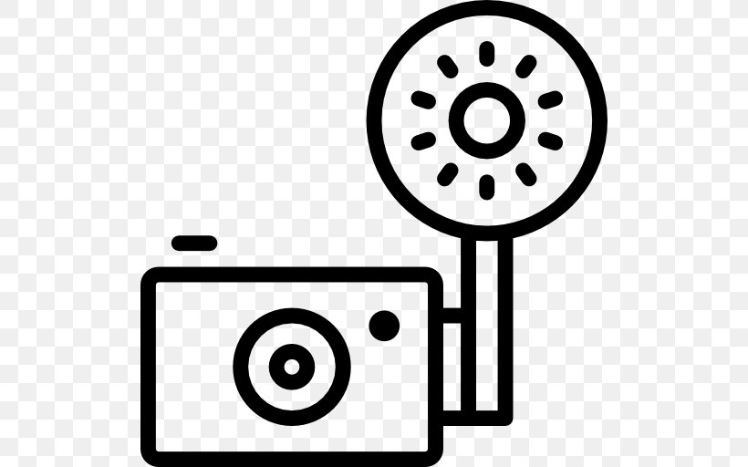 Camera Flashes Clip Art, PNG, 512x512px, Camera Flashes, Area, Black And White, Camera, Monochrome Download Free