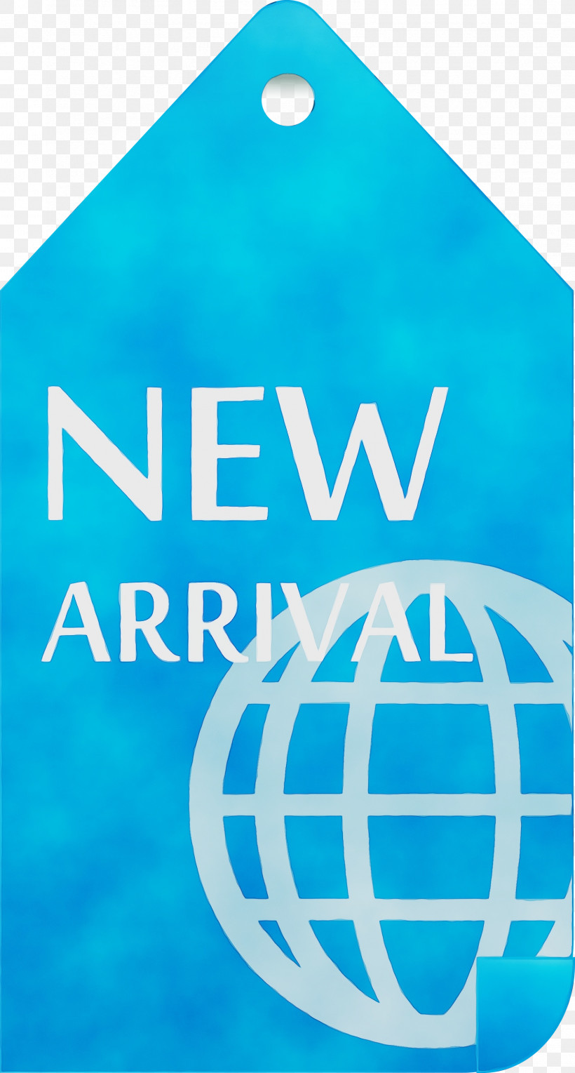 Logo Font Aqua Turquoise Meter, PNG, 1608x2999px, New Arrival Tag, Aqua, Area, Line, Logo Download Free