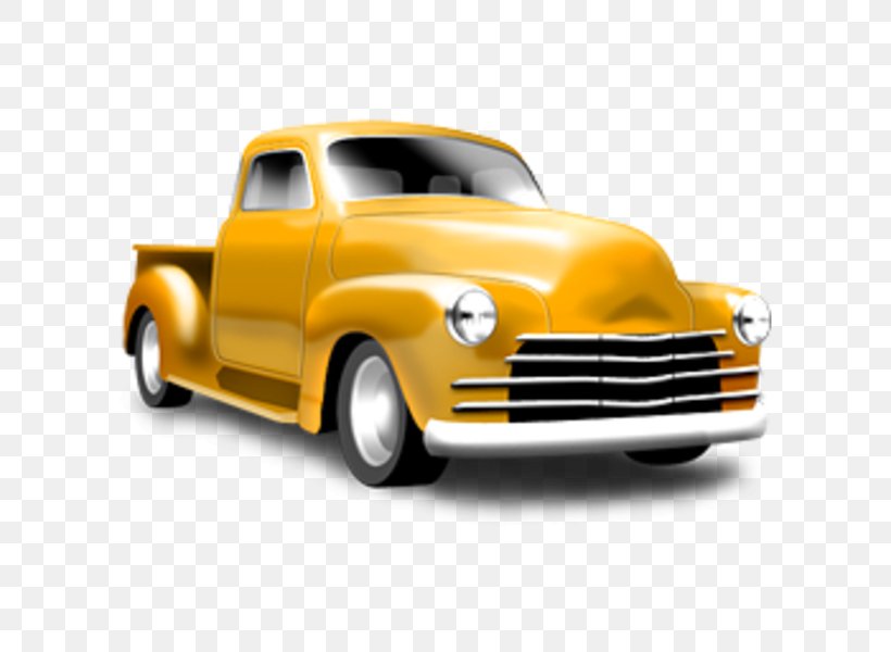 Pickup Truck Classic Car Clip Art, PNG, 600x600px, 1957 Chevrolet, Pickup Truck, Antique Car, Automotive Design, Automotive Exterior Download Free