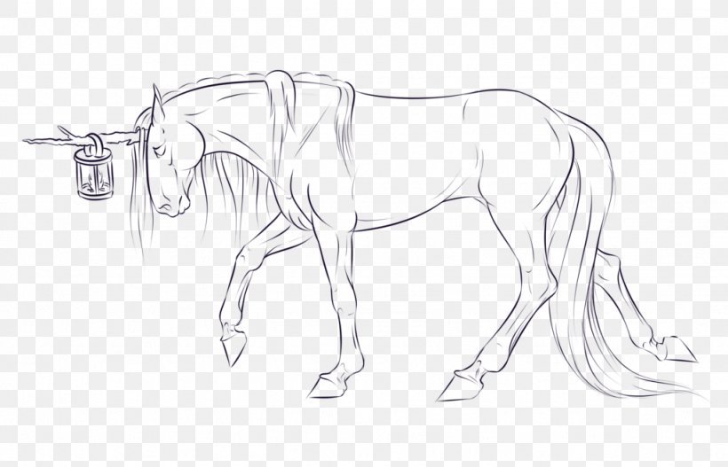 Pony Mustang Drawing Pack Animal Rein, PNG, 1024x659px, Pony, Animal, Arm, Artwork, Black And White Download Free