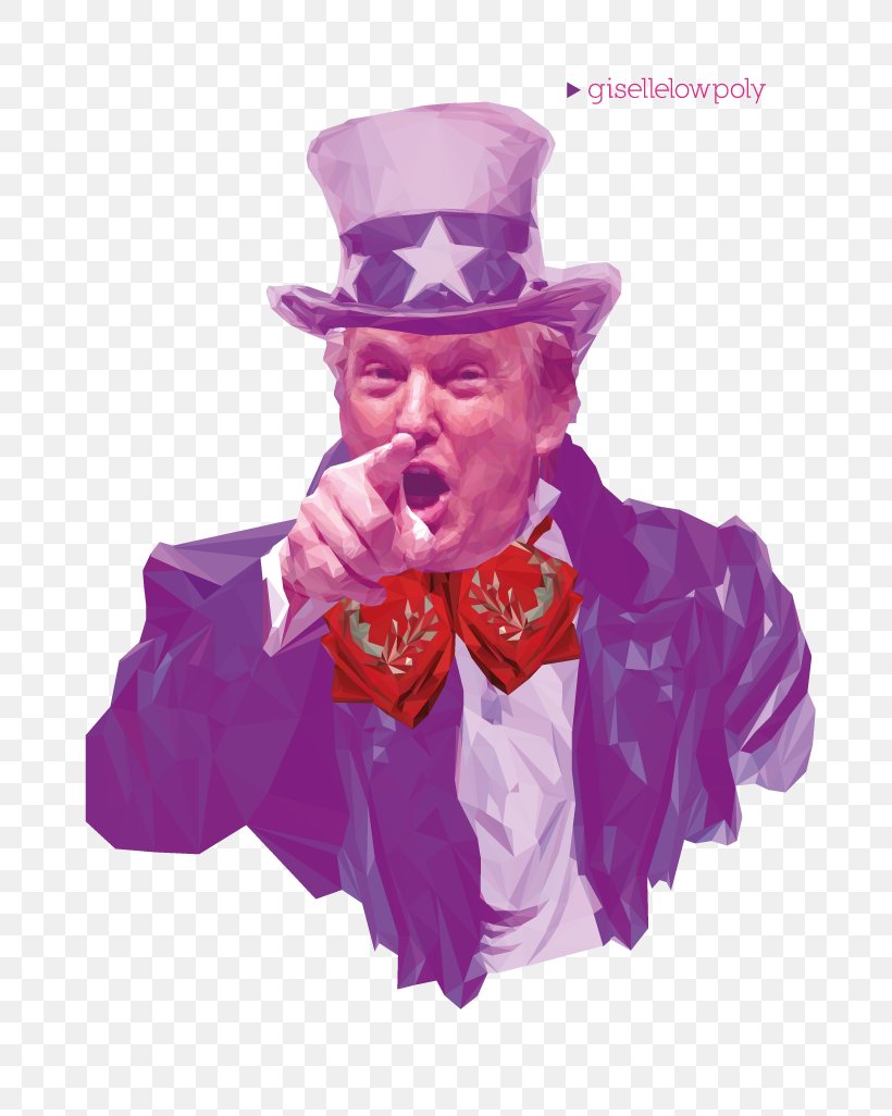 Donald Trump United States Uncle Sam Graphic Designer, PNG, 722x1026px, Donald Trump, Behance, Graphic Designer, Illustrator, Low Poly Download Free