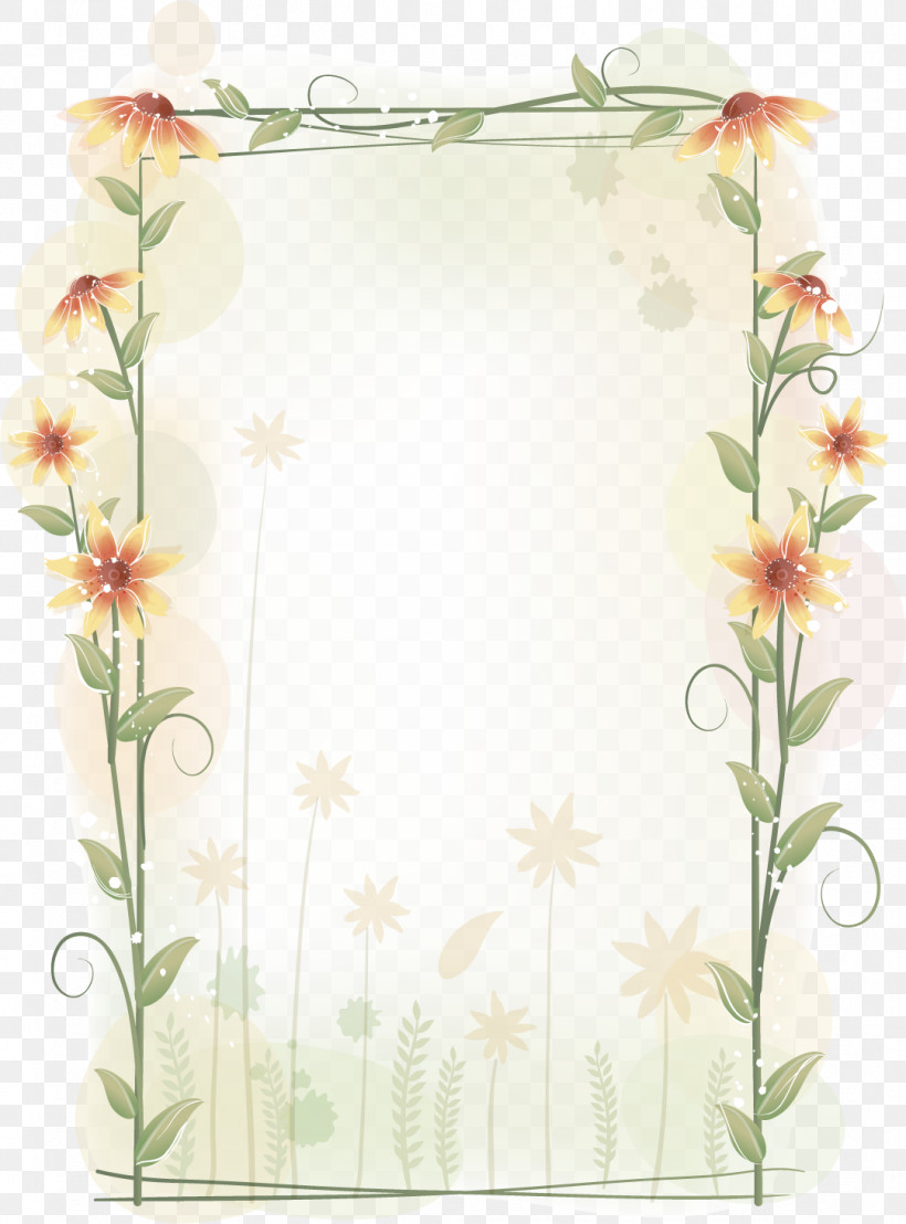 Flower Rectangular Frame Floral Rectangular Frame, PNG, 1081x1461px, Flower Rectangular Frame, Floral Rectangular Frame, Flower, Picture Frame, Plant Download Free