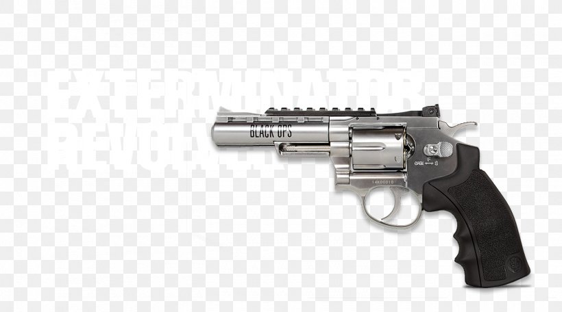Revolver Firearm Airsoft Guns Air Gun, PNG, 1400x780px, Watercolor, Cartoon, Flower, Frame, Heart Download Free