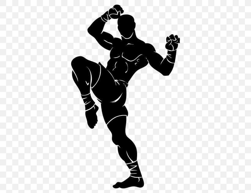 Wall Decal Kickboxing Sticker, PNG, 630x630px, Decal, Arm, Baseball Equipment, Black, Black And White Download Free
