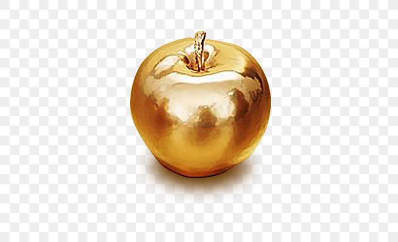 Golden Apple, PNG, 500x500px, Golden Apple, Apple, Art, Decorative Arts, Fruit Download Free