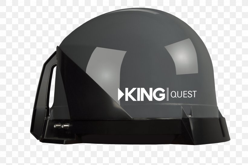 King Quest Satellite Dish King Tailgater Aerials Television Antenna, PNG, 2400x1600px, King Quest, Aerials, Bicycle Helmet, Black, Brand Download Free