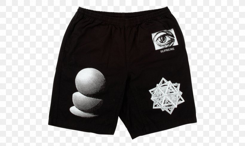 Trunks Artist Supreme T-shirt Shorts, PNG, 1000x600px, Trunks, Active Shorts, Artist, Black, Brand Download Free