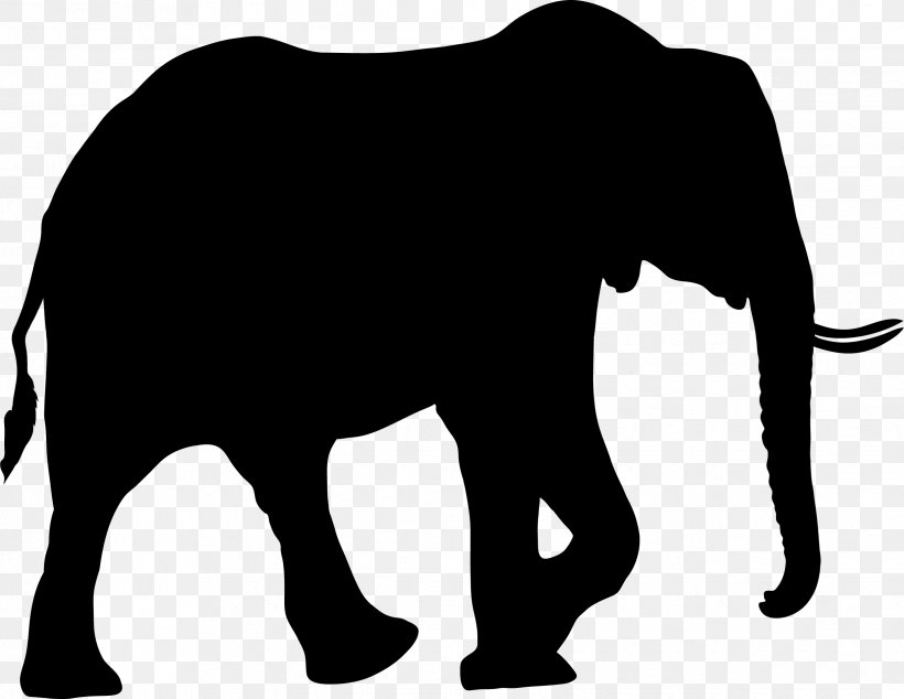 African Elephant Silhouette Bear Clip Art, PNG, 2444x1890px, Elephant, African Elephant, Bear, Big Cats, Black Download Free