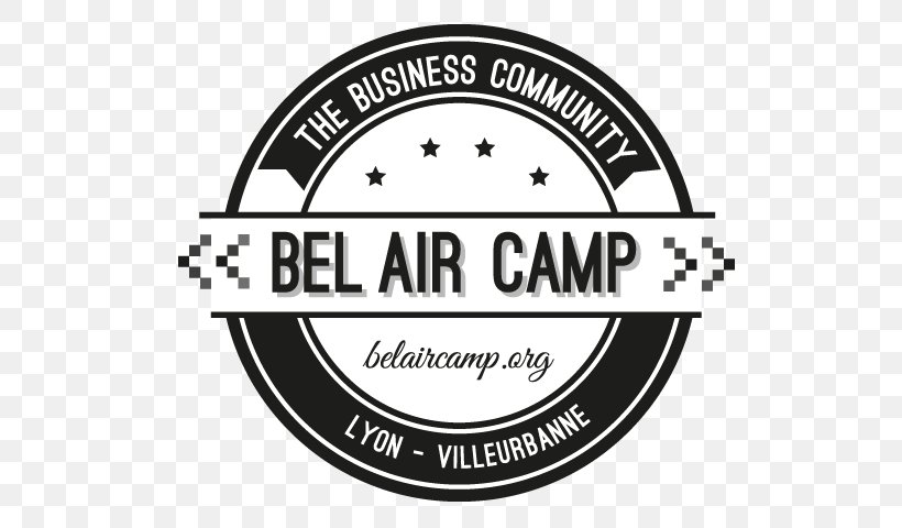 Bel Air Camp Logo Bel Aire Job Services Font, PNG, 640x480px, Logo, Black, Black And White, Brand, Emblem Download Free