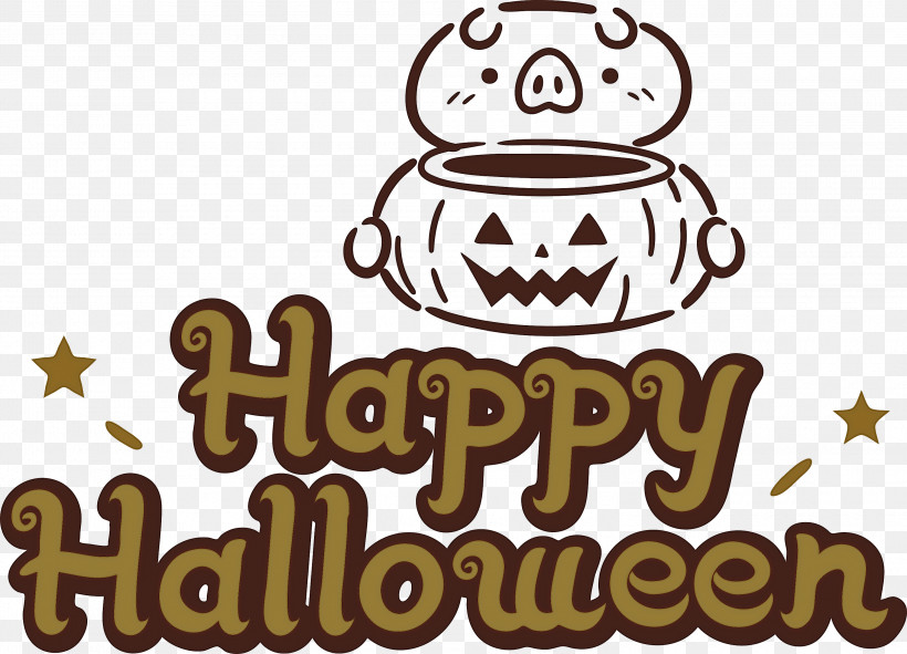 Happy Halloween, PNG, 3000x2165px, Happy Halloween, Biology, Cartoon, Geometry, Line Download Free