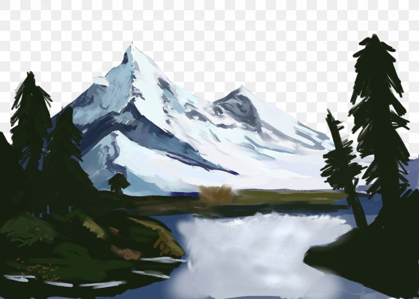 Landscape Painting Landscape Painting Fukei, PNG, 1833x1309px, Painting, Fukei, Glacial Landform, Ink Wash Painting, Inlet Download Free