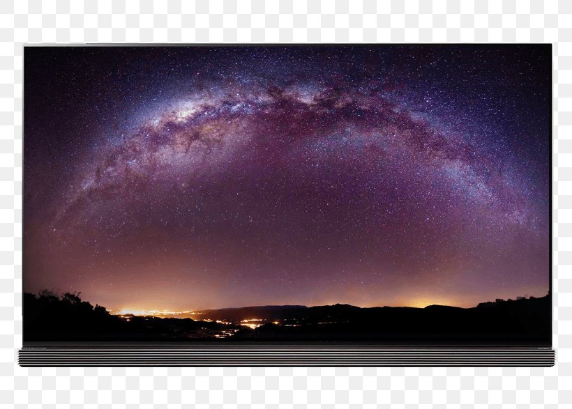 LG SIGNATURE OLED-G6V 4K Resolution Ultra-high-definition Television, PNG, 786x587px, 3d Film, 4k Resolution, Oled, Astronomical Object, Atmosphere Download Free