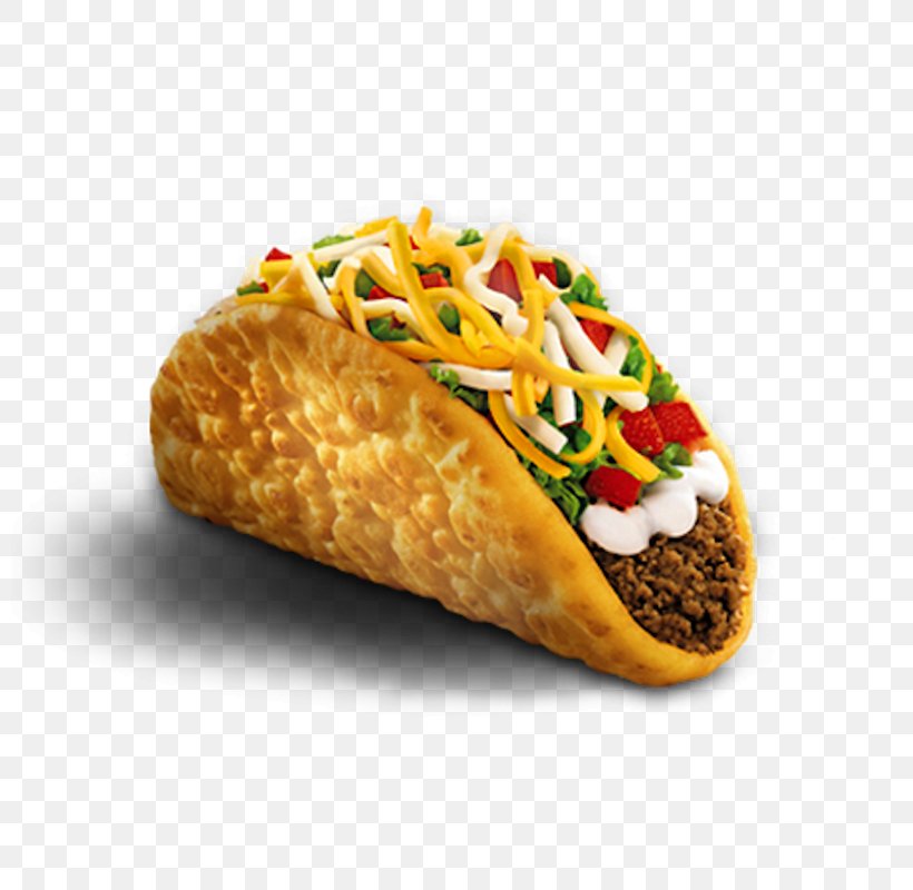 Taco Bell Mexican Cuisine Nachos Chalupa, PNG, 800x800px, Taco, American Food, Burrito, Chalupa, Cheese Download Free