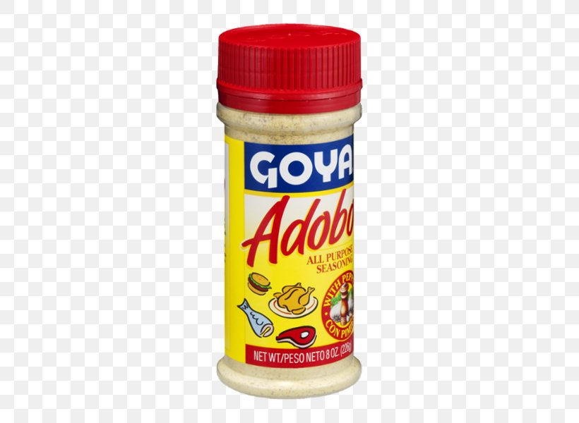 Adobo Goya Foods Seasoning Lemon Pepper, PNG, 600x600px, Adobo, Black Pepper, Chili Powder, Food, Goya Foods Download Free