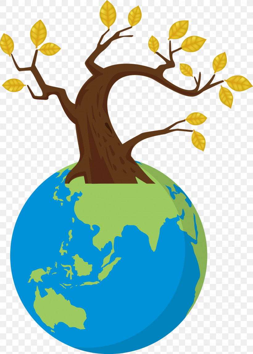 Earth Tree Go Green, PNG, 2143x3000px, Earth, Bonsai, Branch, Decal, Eco Download Free