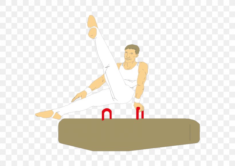 Gymnastics Sport, PNG, 843x596px, Gymnastics, Brand, Cartoon, Computer, Hand Download Free